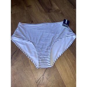 DSG Dicks Sporting Goods Women's Bathing Suit Bottoms‎ 1X NWT Black And White